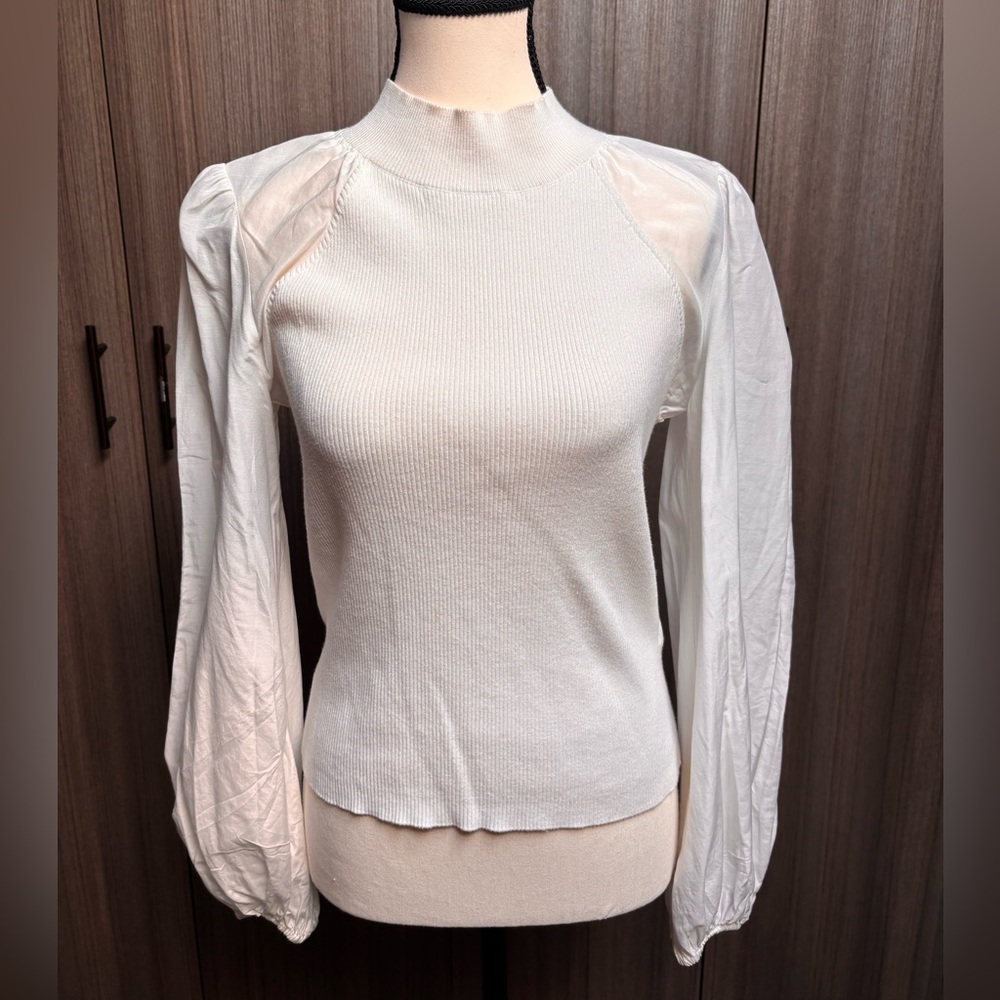 All Saints White cotton sweater/top